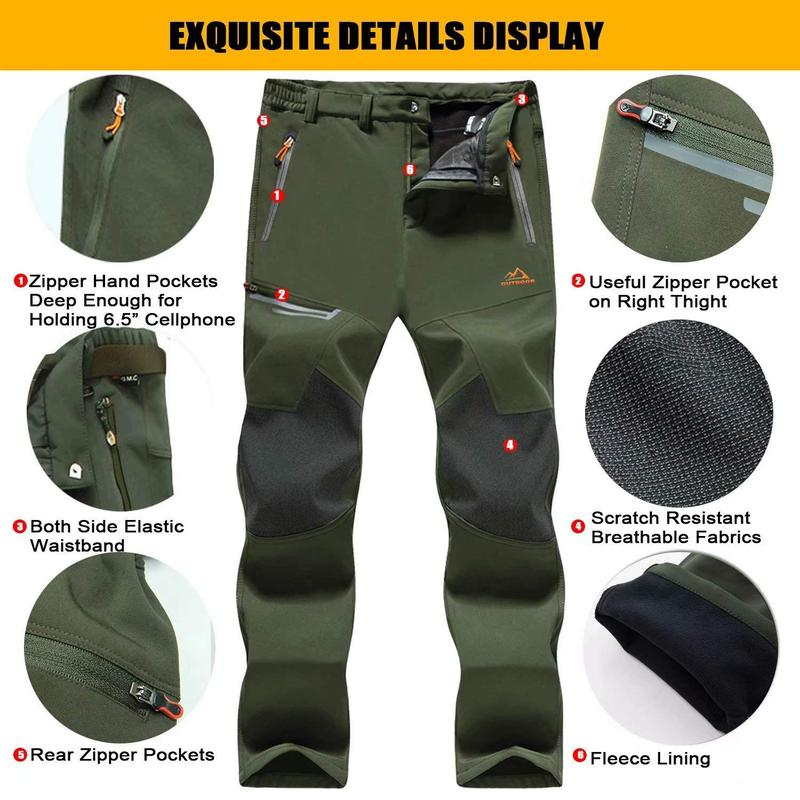 FrostForge Winter Fleece Lined Work Pants